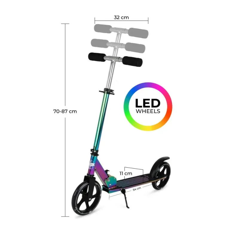 Foldable Urban Scooter Story Lux Commuter LED wheels