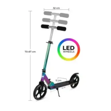 Foldable Urban Scooter Story Lux Commuter LED wheels
