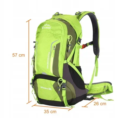 Hiking backpack Aoking 50L Green with detachable frame