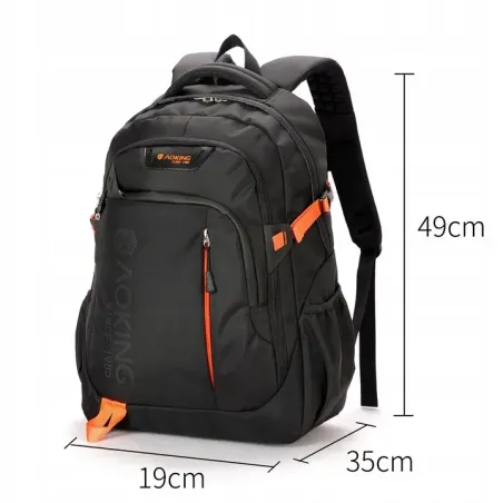 Daypack Aoking CITY SN57 15,6&quot Black/Orange