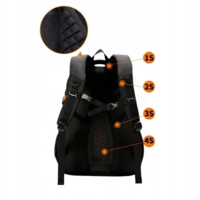 Daypack Aoking CITY SN57 15,6&quot Black/Orange