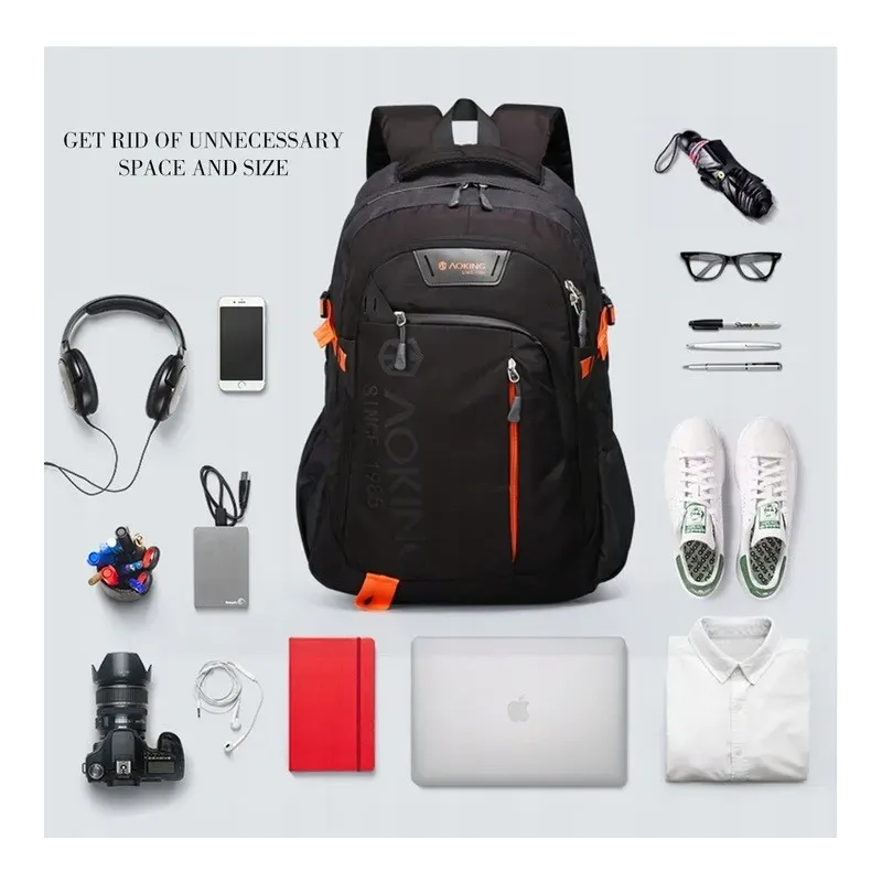 Daypack Aoking CITY SN57 15,6&quot Black/Orange