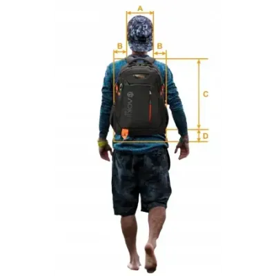 Daypack Aoking CITY SN57 15,6&quot Black/Orange