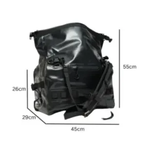 2-in-1 Waterproof Bag/Backpack Resono B40 40L Matte Black 2-in-1 Waterproof Bag/Backpack Resono B40 40L Matte Black