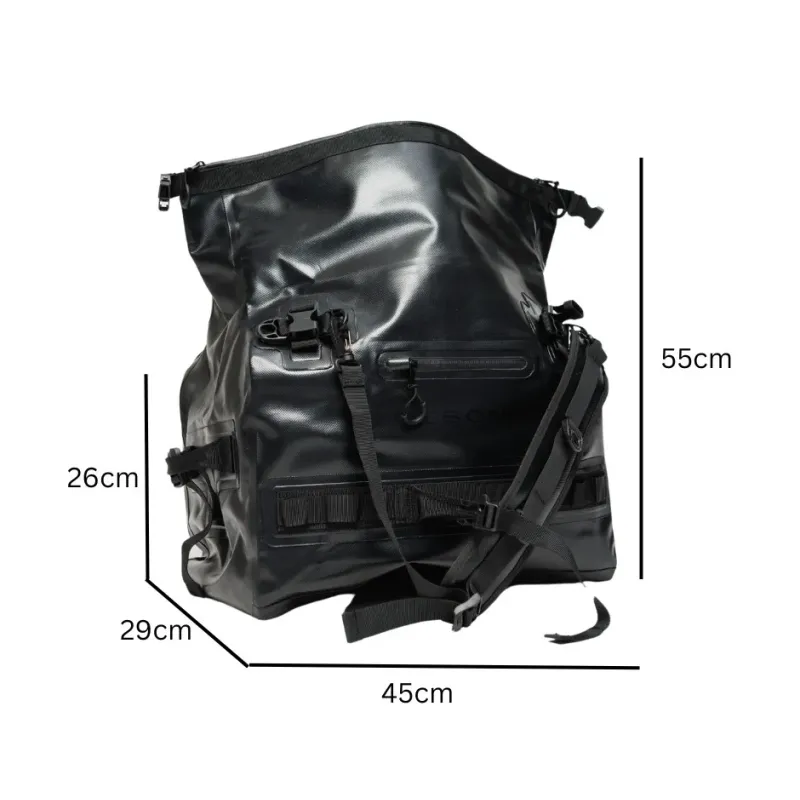 2-in-1 Waterproof Bag/Backpack Resono B40 40L Matte Black 2-in-1 Waterproof Bag/Backpack Resono B40 40L Matte Black