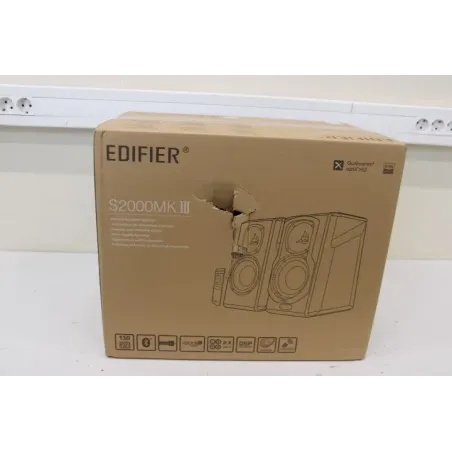 SALE OUT. Edifier S2000MKIII Bookshelf Speaker, Brown DAMAGED PACKAGING Edifier DAMAGED PACKAGING