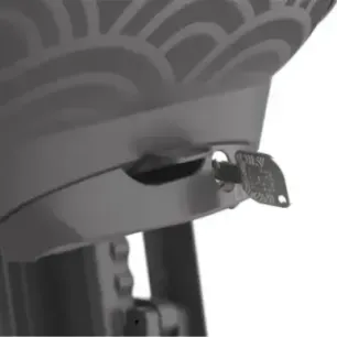 URBAN IKI Rear carrier seat BLACK/BLACK key lock