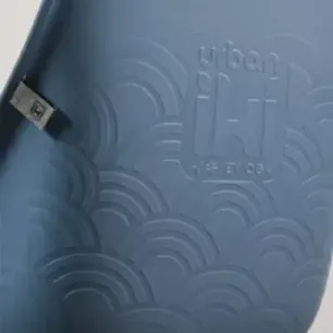 URBAN IKI Rear rack seat BLUE/BLACK key lock