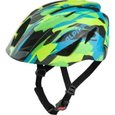 ALPINA PICO bike helmet NEON-GREEN BLUE GLOSS 50-55