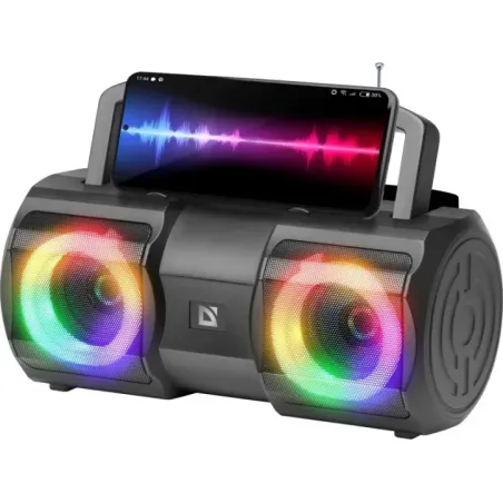 SPEAKER DEFENDER BEATBOX 20 BLUETOOTH 20W LIGHT/BT/MIC/FM/USB/TF