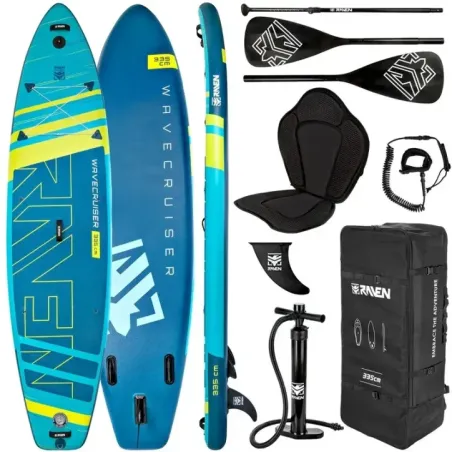 SUP board set Raven WaveCruiser Blue/Lime 335cm -  in Stock!