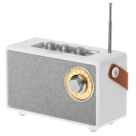 Speaker with radio CR 1902 W 5 W Bluetooth White Wireless connection