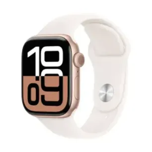 Apple Watch Series 10 GPS 42mm Rose Gold Aluminium Case with Light Blush Sport Band - M/L