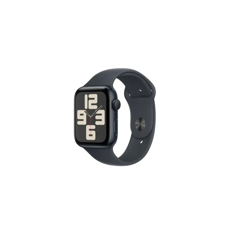 Apple Watch SE GPS 44mm Midnight Aluminium Case with Midnight Sport Band - M/L