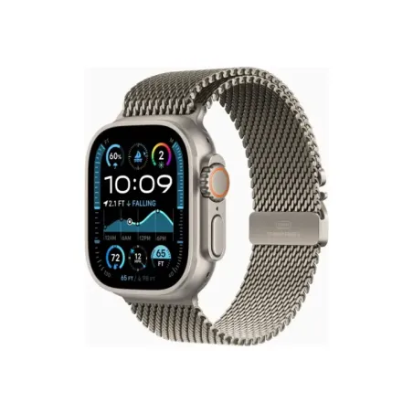 Apple Watch Ultra 2 GPS + Cellular 49mm Natural Titanium Case with Natural Titanium Milanese Loop - M
