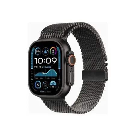 Apple Watch Ultra 2 GPS + Cellular 49mm Black Titanium Case with Black Titanium Milanese Loop - L