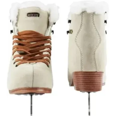 Roces Suede Eco-Fur Figure Skates (Suede Brown|41)