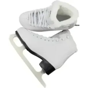 Roces Paradise Eco-Fur Figure Skates (White|39) Roces Paradise Eco-Fur Figure Skates (White|39)
