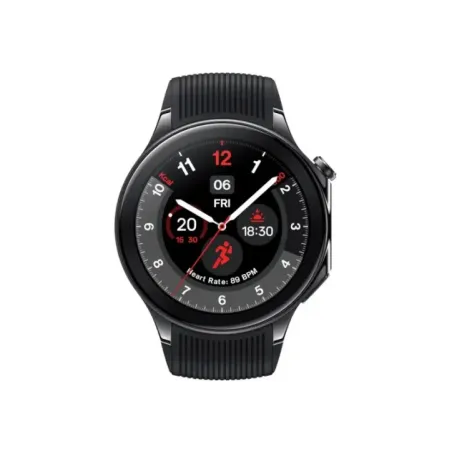 OnePlus Watch 2 3.63 cm (1.43&quot) AMOLED Digital 466 x 466 pixels Touchscreen Black Wi-Fi GPS (satellite)