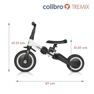 Children's tricycle 4-in-1 Colibro Tremix Black