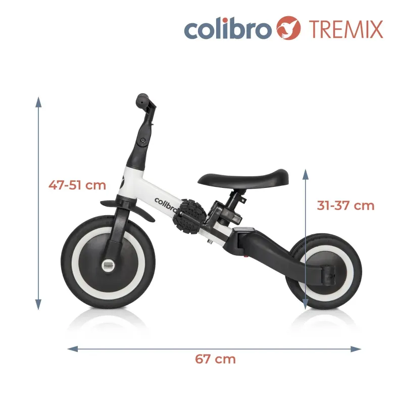 Versatile Tricycle 4-in-1 Colibro Tremix Black - In Stock!