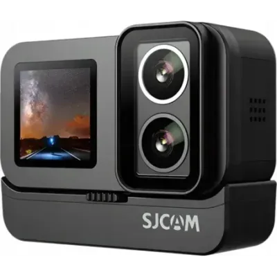 SJCAM SJ20 sports camera + auto-charge holder Black
