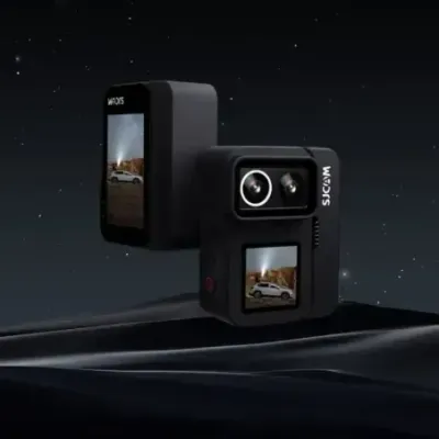 SJCAM SJ20 sports camera + auto-charge holder Black