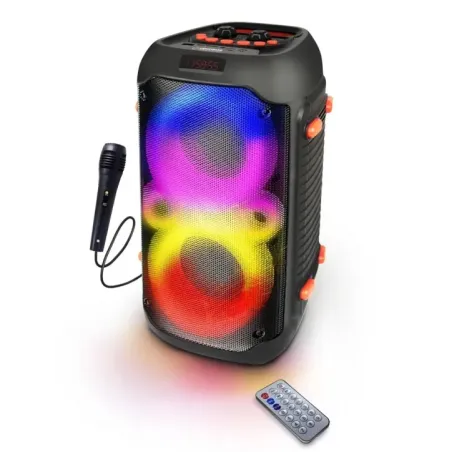 Esperanza EP156 BT FM LED RGB KARAOKE Speaker Black 20W