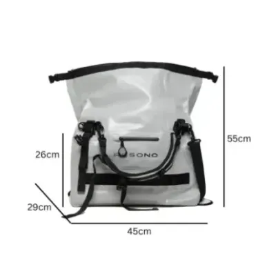 2-in-1 Waterproof Bag/Backpack Resono B40 40L Lightgrey