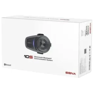 Sena 10S motorcycle intercom 4 channels 1600 m Black