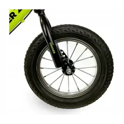 Balance Bike Croxer Leox Lime pumped wheels