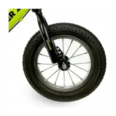 Balance Bike Croxer Leox Lime pumped wheels