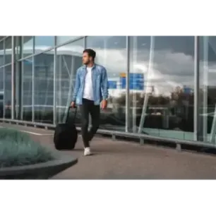 XD DESIGN TRAVEL BAG FLEX FOLDABLE TROLLEY BLACK P/N: P705.811