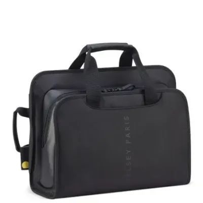 DELSEY 2-CPT LAPTOP BAG/BACKPACK 15.6&quot BLACK