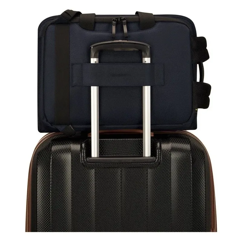 DELSEY 2-CPT LAPTOP BAG/BACKPACK 15.6&quot MARINE