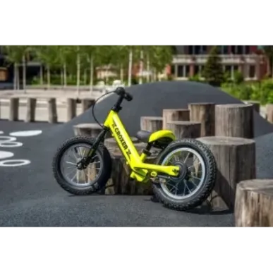 Balance Bike Croxer Leox Lime pumped wheels