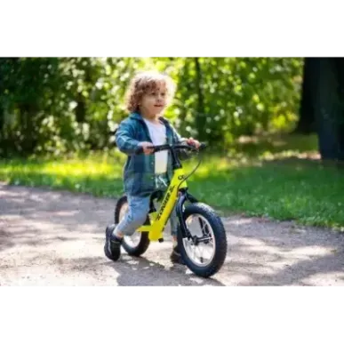 Balance Bike Croxer Leox Lime pumped wheels