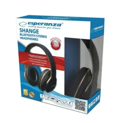 Esperanza EH220 Bluetooth headphones Headband, Black