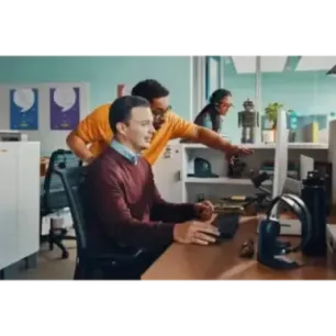 POLY Voyager Focus 2 Microsoft Teams Certified with charge stand Headset