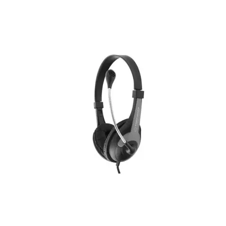 Esperanza EH158K headphones/headset Head-band Black, Grey