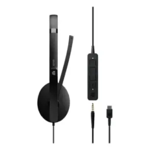 EPOS ADAPT 165 USB-C II Headset Wired Headband Office/Call Centre USB Type-C Black