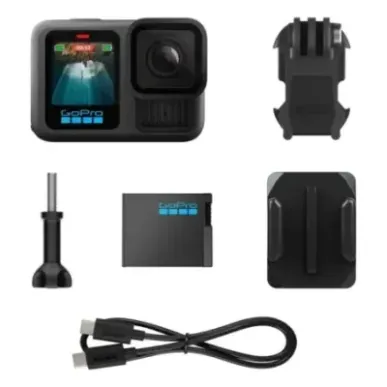 GoPro HERO13 BLACK action sports camera 27.6 MP 5.3K Ultra HD CMOS 25.4 / 1.9 mm (1 / 1.9&quot) Wi-Fi 121 g
