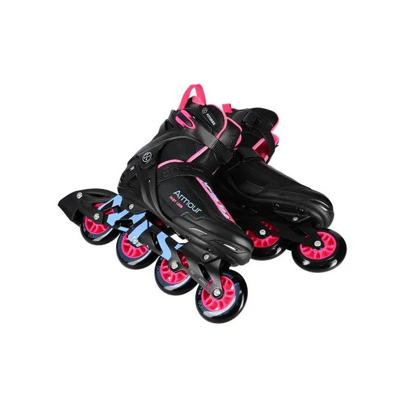 NA22151 INLINE SKATES ARMOUR BLACK PINK SIZE 40  NILS EXTREME