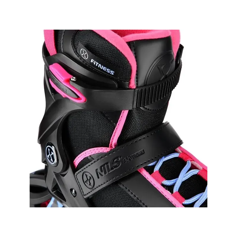 NA22151 INLINE SKATES ARMOUR BLACK PINK SIZE 45  NILS EXTREME