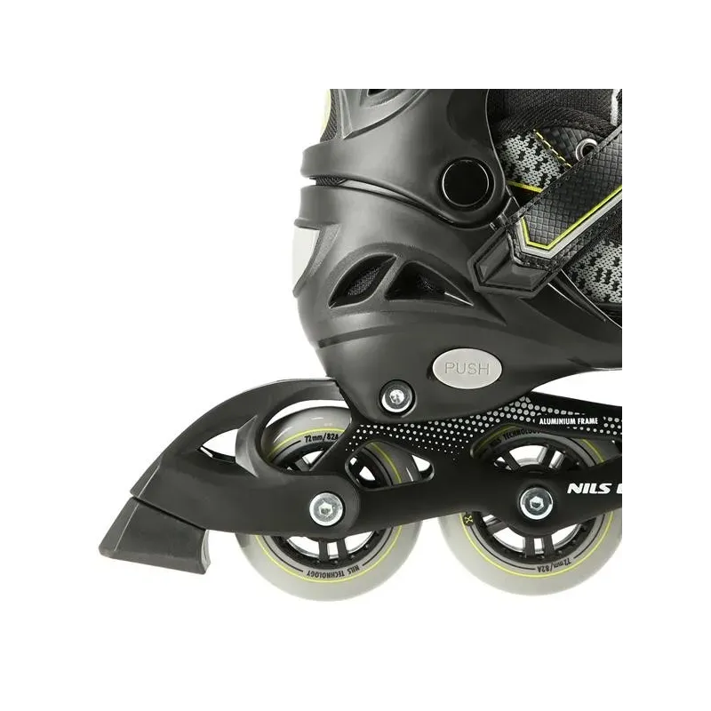 NA14198 BLACK-YELLOW SIZE S (31-34)  IN-LINE SKATES NILS EXTREME