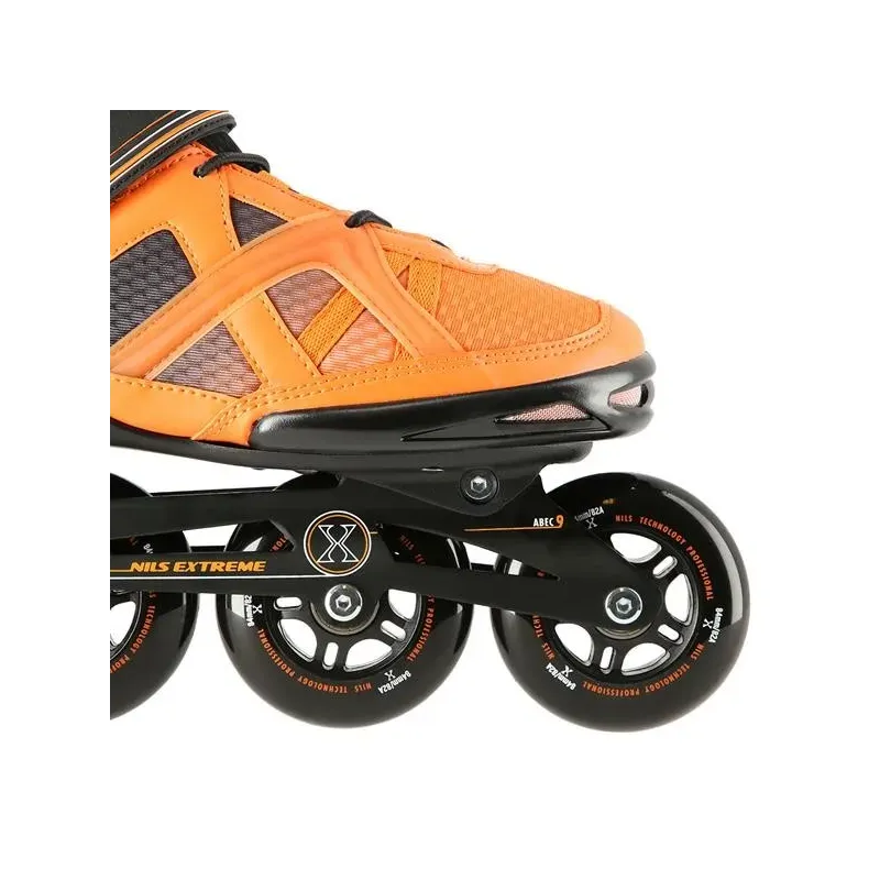 NA14112 BLACK-ORANGE SIZE 42 IN-LINE SKATES NILS EXTREME