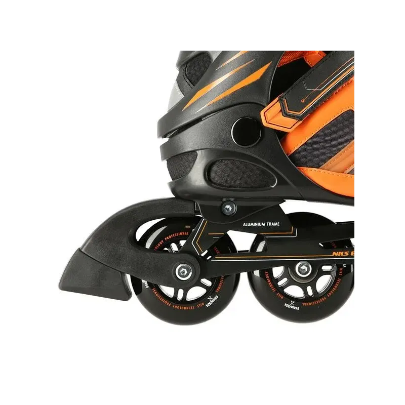 NA14112 BLACK-ORANGE SIZE 43 IN-LINE SKATES NILS EXTREME