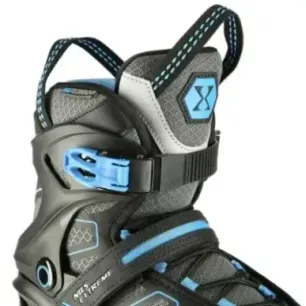 NA14217 BLACK-BLUE SIZE 42 IN-LINE SKATES NILS EXTREME