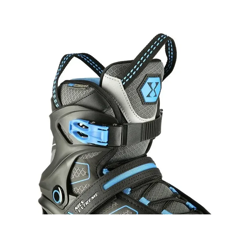 NA14217 BLACK-BLUE SIZE 42 IN-LINE SKATES NILS EXTREME