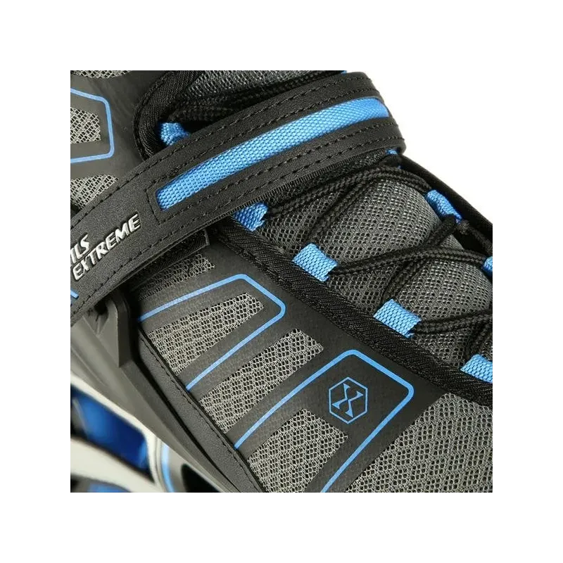 NA14217 BLACK-BLUE SIZE 45 IN-LINE SKATES NILS EXTREME